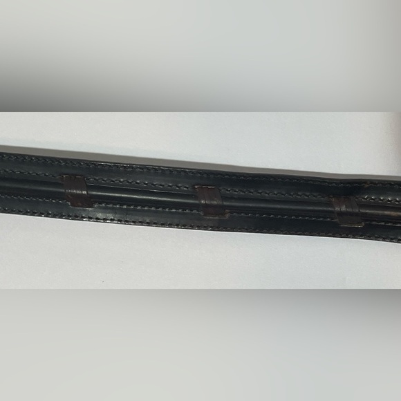 Columbia Genuine Leather  Belt Brown Sz 34 Preowned 11CO0255 - Picture 3 of 16